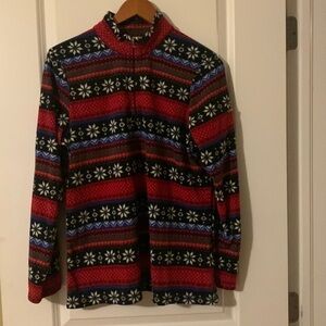 L.L. Bean Lightweight Quarter Zip Jacket Size Large